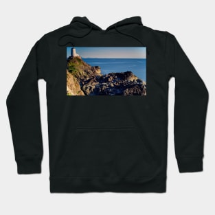 THE ROCKY COASTAL SHORE OF LLANDDWYN Hoodie